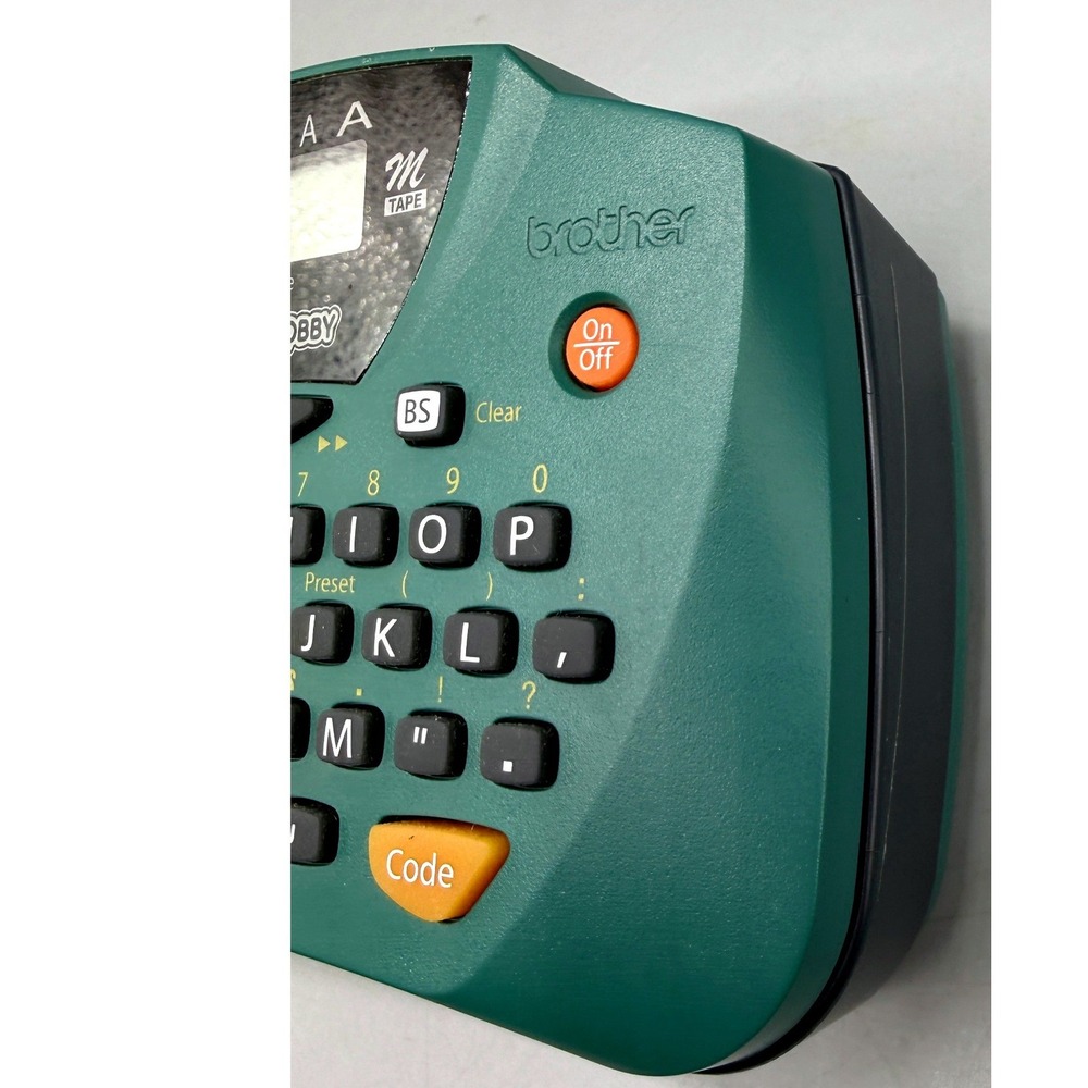 Brother P-Touch PT-65 Home & Hobby Label Maker Teal Green Electronic, Works! - Picture 6 of 12